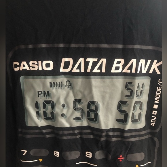 CASIO DATA BANK Uniqlo UT T-Shirt 2018 Rare Limited Edition - Picture 7 of 9